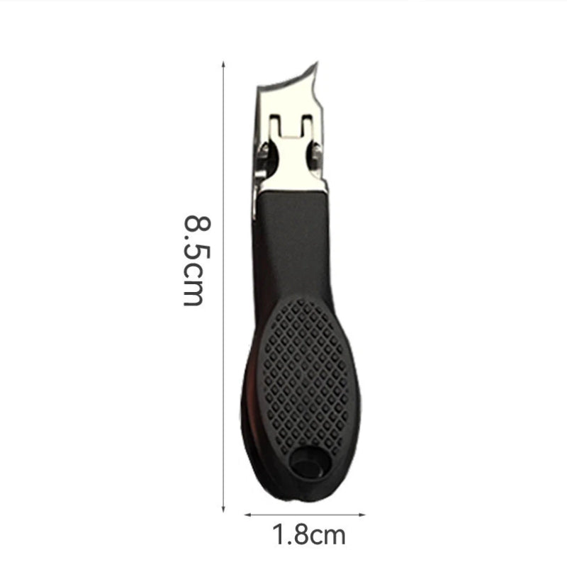 Anti splash diagonal nail clippers large opening nail clippers