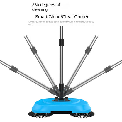 Handheld Vacuum Cleaner with Sweeping Function, Soft Broom and Dustpan Set, Combination Cleaning Tool for Home Use, Easy Hair Removal Broom